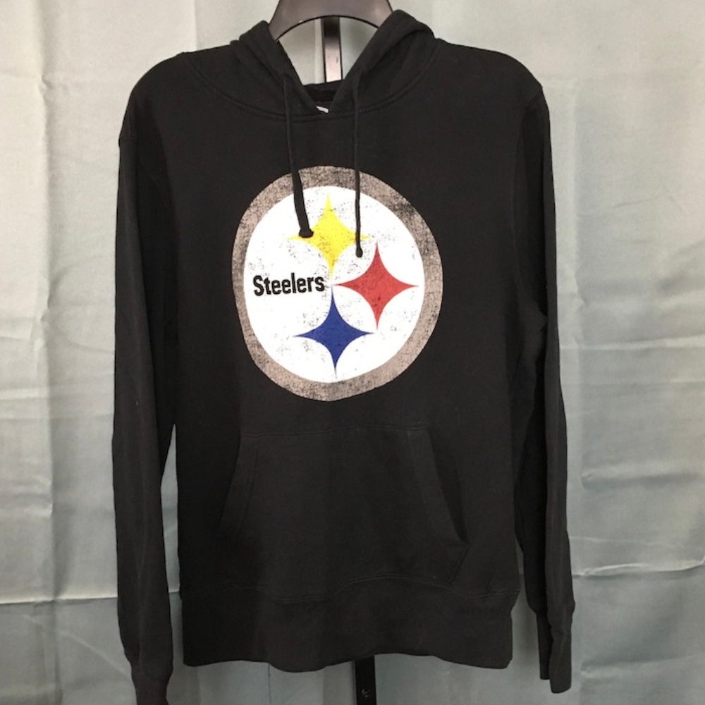 OTS NFL Pittsburgh Steelers Pullover Hoodie Medium